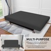 Easy-Going Stretch Futon Slipcover Armless Futon Bed Cover Furniture Protector