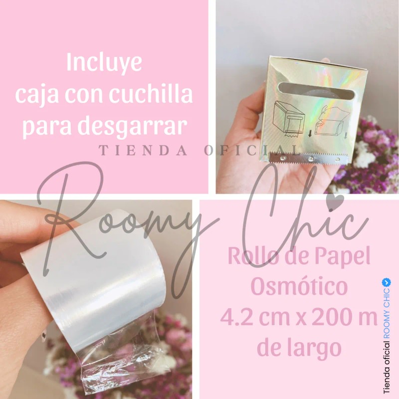 Rollo Papel Osmótico Microblading Micropigmentación 200 Mts