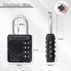Romon Combination Lock, 4 Digit Combination Lock, Padlock, Lock with