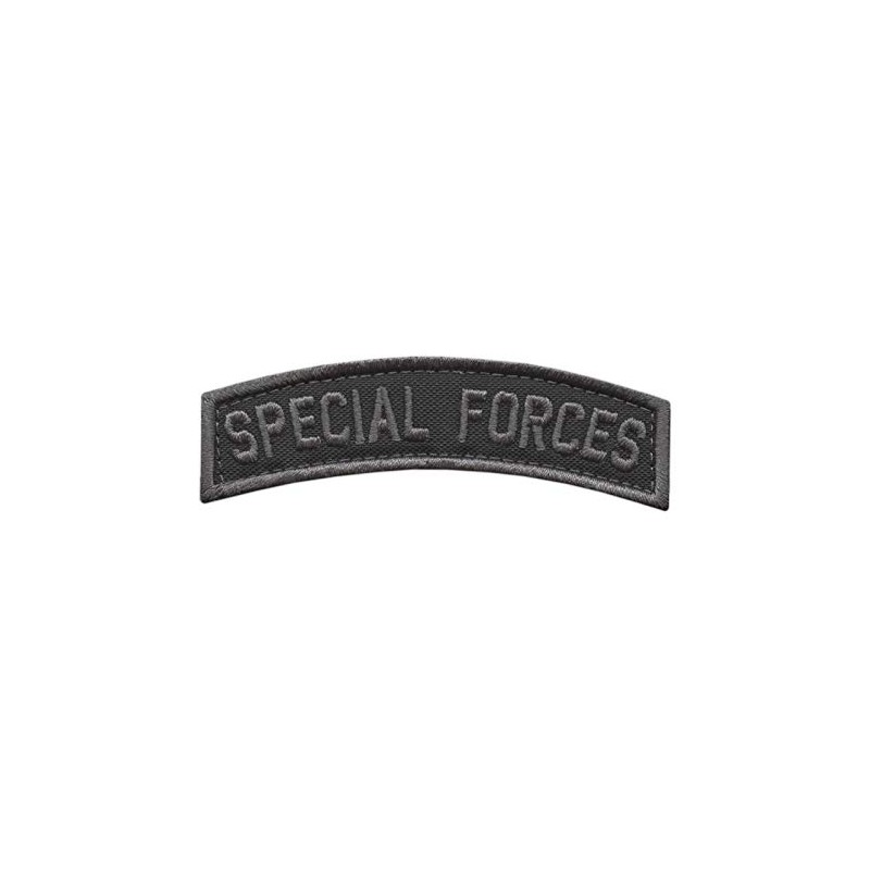 Special Forces SF Tab Badge SOF Blackout Subdued Green Berets