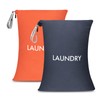 Missboy Travel Laundry Bag, 2 Pack Waterproof Dirty Clothes Organizer,