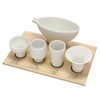 Japan Drinking Comparison Set, Mino Ware, Sake Pot, Tsubomi, Wangri,