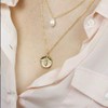 Turandoss Gold Bee Layered Necklaces for Women - 14K Gold