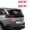 CARRUN 2 Pcs GT Emblem 3D Metal Nameplate Badge Decal