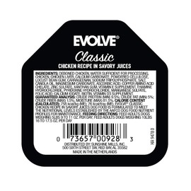 Evolve Pet Food Classic Crafted Meals Chicken Recipe Dog Food, 3.5 Ounce (Pack of 15)