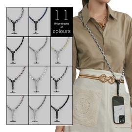 M.CRAFTSMAN Yoggle Pro 2 Smartphone Neck Strap, Compatible with Many Models, The Attenborough Brown Yellow