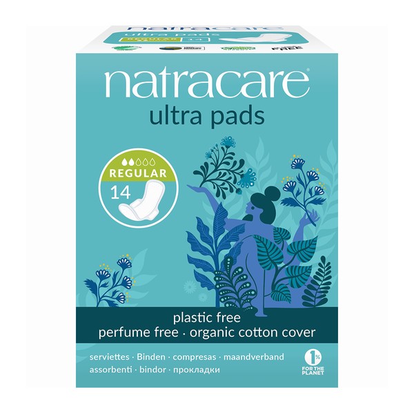NatraCare Organic Ultra Pads Regular 14 Pads