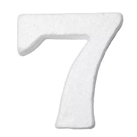 Factory Direct Craft Foam Number 7" Set | 12 Pieces