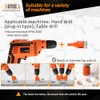 BGTEC Diamond Hole Saw Kit Marsonry Drill Bits, 10pcs 5/6/6/8/20/25/28/35mm