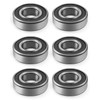 AUGREX 6 Pcs Deep Groove Ball Spindle Bearings Ball Double