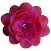 Rose Flower Hair Clip (Hot Pink)