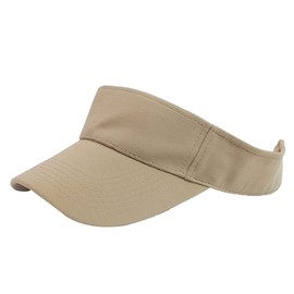 AIDIER Children's Visor Cap Sun Hat 4-10 Years Boys Girls Sun Protection Sun Visor Child Running Visor Golf Tennis Cap with Sun Visor Baseball Cap Beach Summer Hat, khaki
