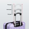 Strenforce Hardside Luggage with Spinner Wheels TSA Lock,Checked-Medium 24-Inch,Lavender Purple
