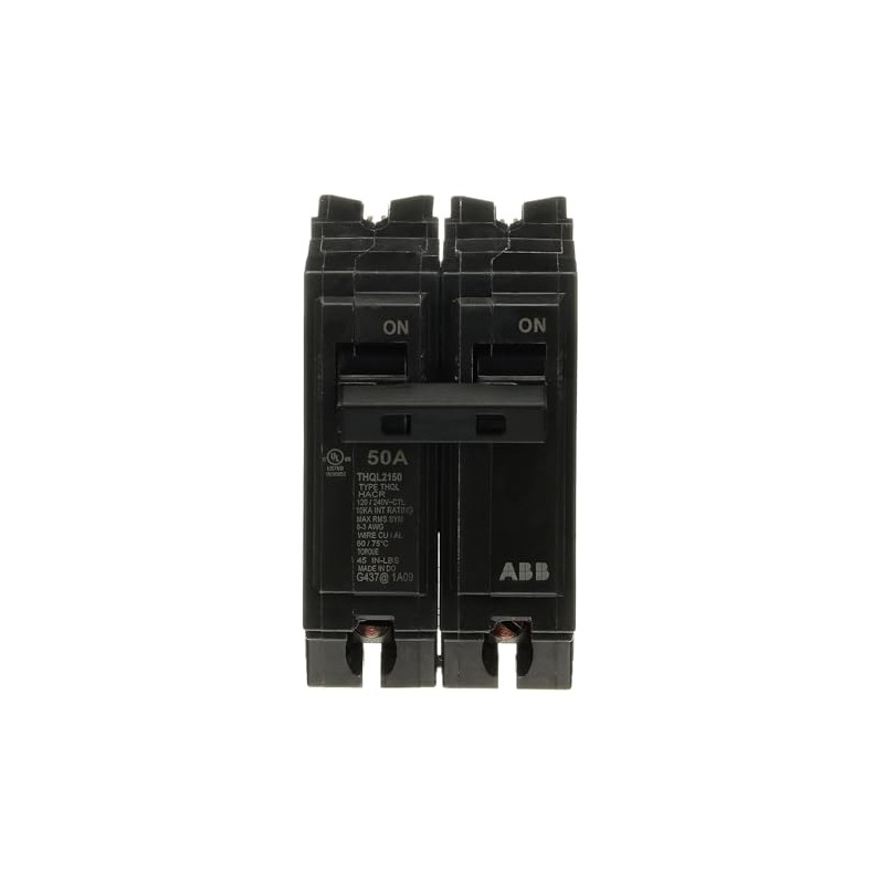 ABB Q-Line® THQL2150 50A Circuit Breaker • 50 Amp Double