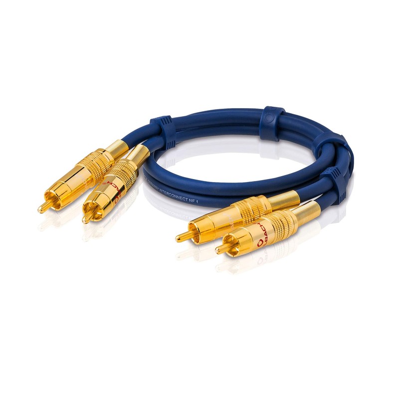 Oehlbach NF 1 Stereo Audio-Cable Jack, Blue, 5m, blue