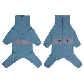 Luxepet Warm Polar Fleece Dog Jacket, Winter Dog Clothes Pullover, Cold Weather Dog Jumpsuit Onesie, Snow Jacket for Medium/Large Dogs