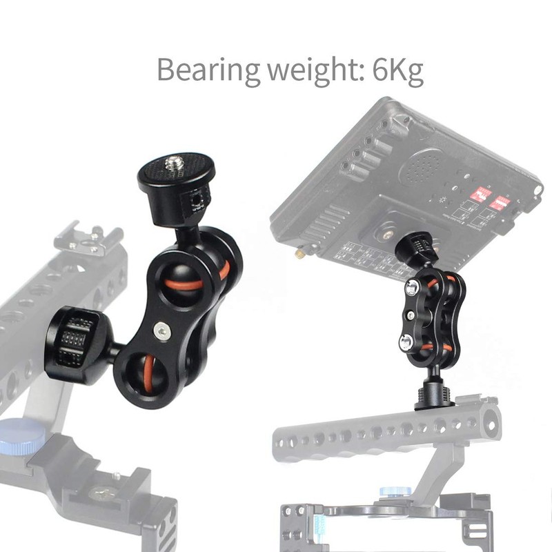 CS PRIORITY Articulating Magic Arm Double 1/10.2 cm Ball Head