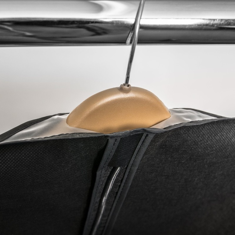 HangerMaster Suit Garment Covers 110cm (44") Black Breathable Protective Case