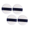 FRCOLOR 4Pcs Round Makeup Powder Puff Washable and Reusable Compact and Lightweight Cosmetic Sponges for Loose Powder Application Skin Friendly and Breathable Design