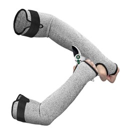 Migliore Wear Cut Resistant Sleeves Forearm Protection Class 5, Long Breathable Arm Protectors for Men and Women, Arm Sleeves for Gardening, Kitchen, Cooking, Crafts