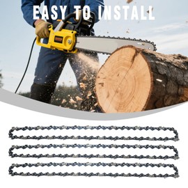 MospdyGear 3 Pcs 10“ 25cm 3/8" LP Pitch .050" 40 Drive Links Pole Saw Chain, Replacement for Alpina Replacement for Greenworks Replacement for Bosch Replacement for Scheppach