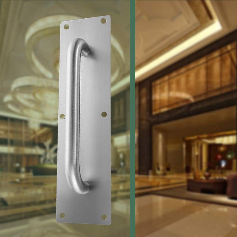 Alinory Stainless Steel Pull and Push Plate Door Access Handle