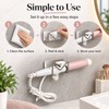 Wall-Mounted Styling Tool Holder for Bathroom – Self-Adhesive Storage Rack