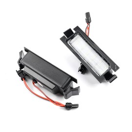njssjd LED License Plate Light Compatible with H.yundai i30 GD 2013-2016, Kia Ceed Pro Cee'd GT 2012-2018 Xenon White Number Plate Light Tag Lamp