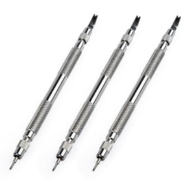 Watch Repair Kit, 5PCS Watch Strap Band Spring Bar Link Pin Remover Repair, Watch Strap Removal Tool, Watch Cleaning Cloth Watch Link Removal Pin Remover Kit for Strap Adjustment (13cm)