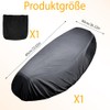 Motorcycle Seat Cover Universal 23.6 x 36.2 inches, Waterproof Oxford