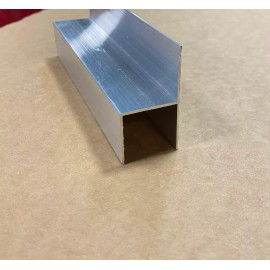 Mr Metal Aluminum H-Channel 93" Aluminum Trim 2" x 1 1/8" Cargo Trailer - Door Trim - Chair Rail