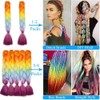 SEGO 3PCS/Lot Braiding Hair Extension Crochet Hairpiece Three Tones Synthetic