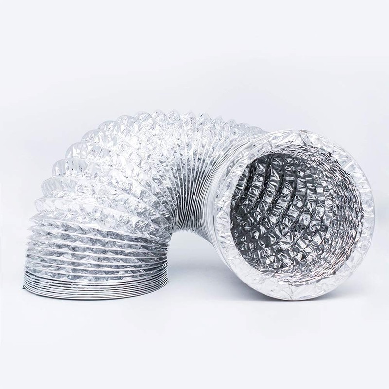 Batreetek Duct Hose, Aluminum, Flexible Duct, Ventilation, Exhaust Duct, Bellows