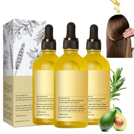 Aceite Natural Para el Crecimiento del Cabello, Aceite Orgnico De Romero, Reducir la Cada del Cabello y Proteger el Cuero Cabelludo                   