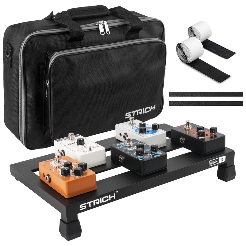 STRICH Guitar Pedal Board Aluminum Alloy 1.2lb Super Light Effect
