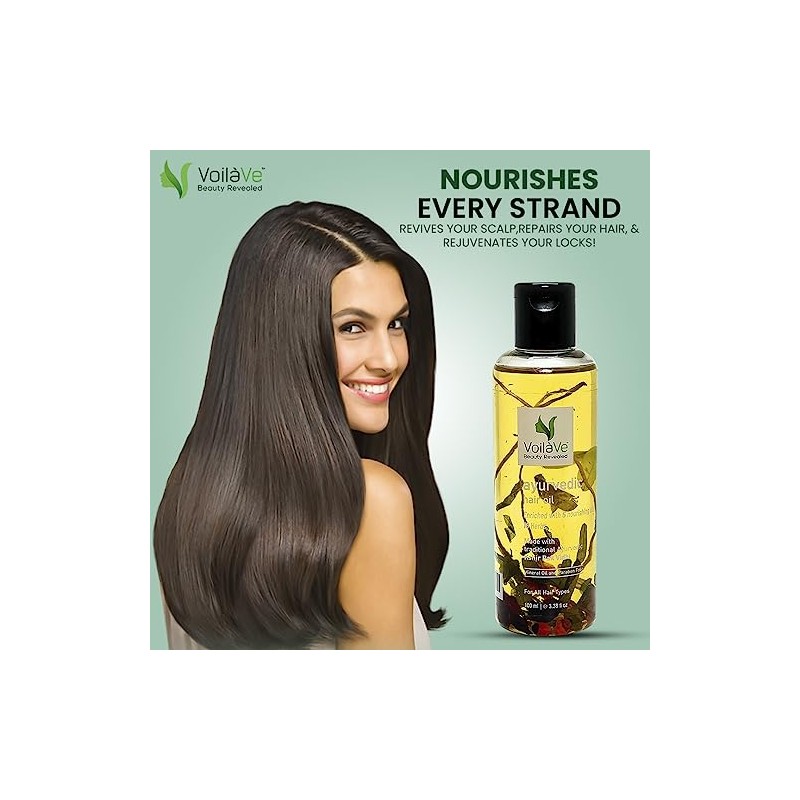 VoilaVe Aceite para el cabello infundido