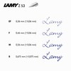 LAMY aion 077 Fountain Pen Made of Anodised Aluminium in