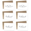 WeddingGiftsWedding 6 Pieces Bridesmaid Cards with Envelopes, 4 Pieces To