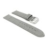 Bandini 14mm Womens Italian Leather Watch Band Strap - Grey