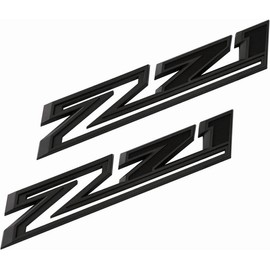 2Pcs Big Size 11.5 Inch Z71 Emblems 3D Badge Passenger Side Fender Decals Stickers Replacement for 2019-2021 Silverado 1500 2500 3500 HD (Matte Black)