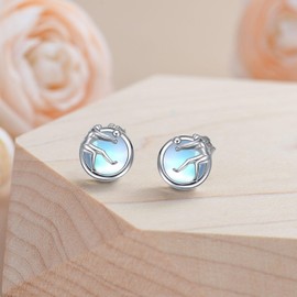 Volleyball Earrings S925 Sterling Silver Volleyball Earrings for Women Volleyball Sport Jewelry Gifts