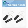 2-Pack 4933DD3001B Dishwasher Door Cable Replacement for LG LDF8072ST Dishwasher