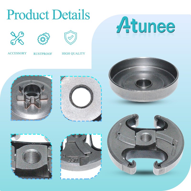 Atunee .325" 450 Clutch Drum Sprocket for Husqvarna 340 345