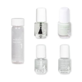 Dazzle Dry Mini Kit 4 Step System - Honeydew - A pale minty green with yellow undertones. Semi-sheer cream. (5 Piece Kit / 5 Manicures)