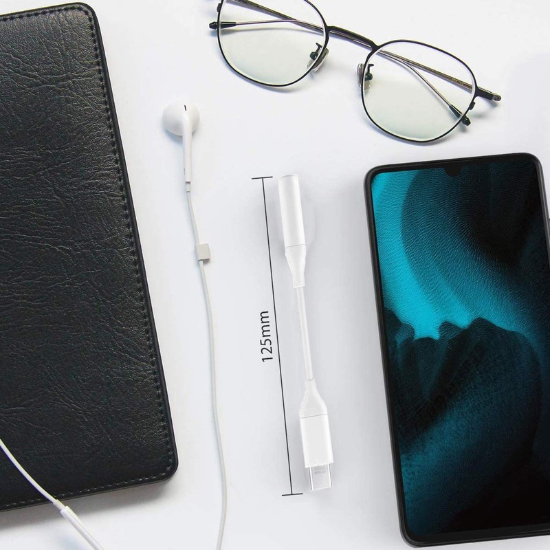 Tek Styz USB C to 3.5mm Headphone Adapter Compatible with