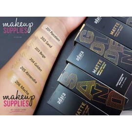 Base Líquida Adara Paris Matte Alta Cobertura Tono 204 Golden 30ml