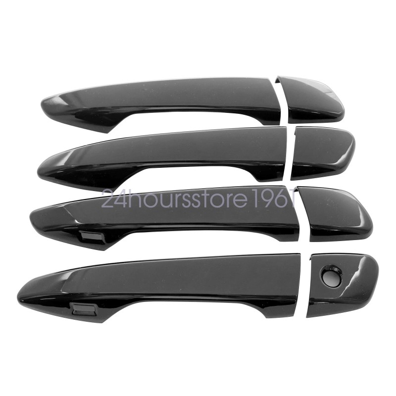 Soillar GLOSS BLACK Door Handle COVERS W/2 SMT KH Fit