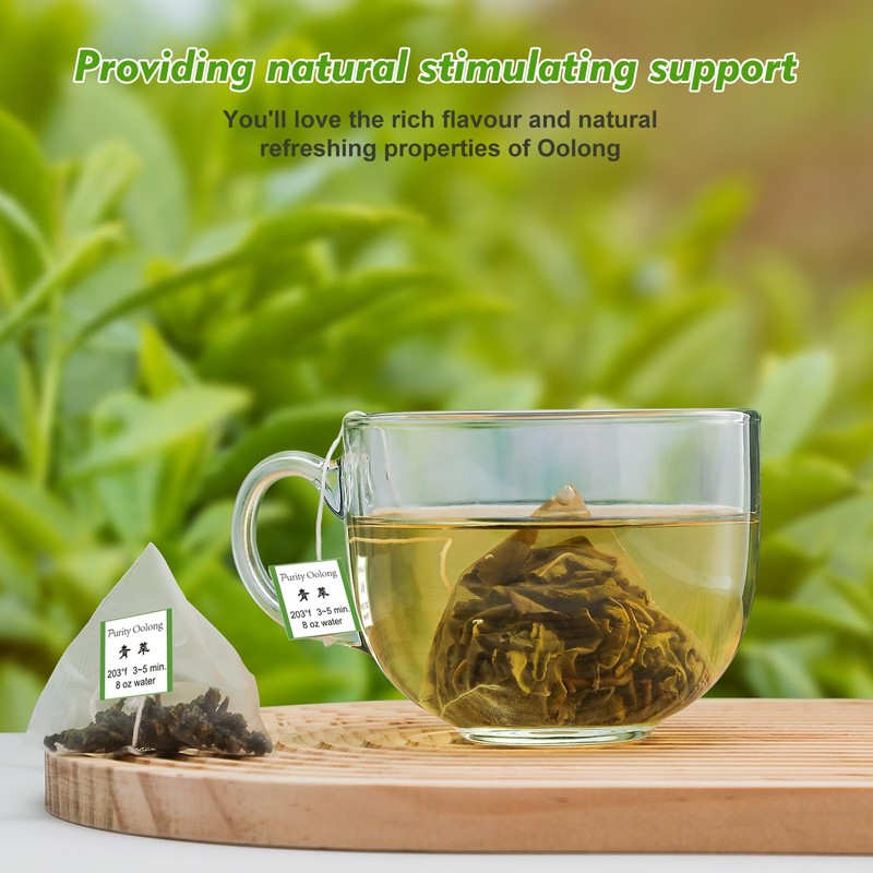GTGLOTRA Oolong Tea Bags, 24 Whole Leaf Tea Bag, Alternative