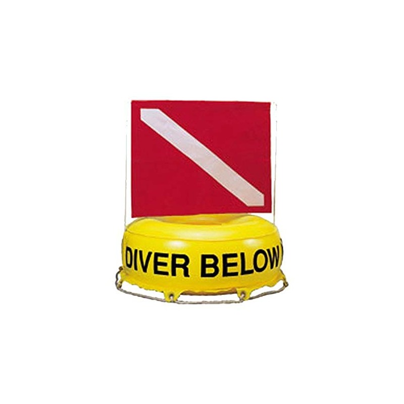 Trident Buoy Inflatable Flag-N-Float Diver Down Flag Float Marker