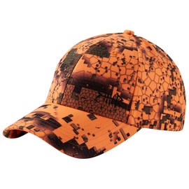 BASSDASH Desolve Camo Fishing Hunting Hat Unisex Adjustable Baseball Cap